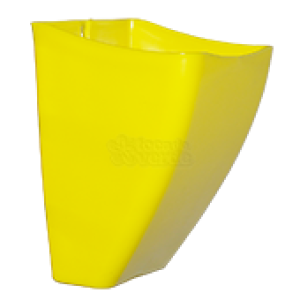 Cachepô de Parede PlastFit - Amarelo