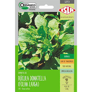 Rúcula Cultivada Donatella - Folha Larga - Orgânica (Ref 545)
