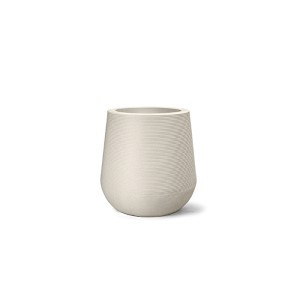 Vaso Riscatto Redondo N34 - 35x28cm - 26,5 Litros - Cor Cimento